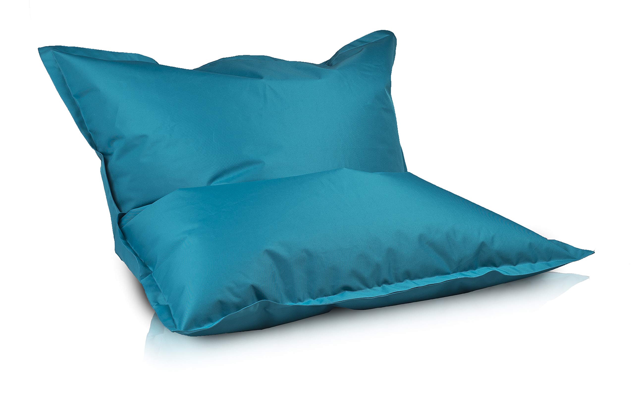 Pouf Sako Per Bambini - Cuscino Seduta 170x135 Cm, Tessuto Robust, Grigio, Poltrona Morbida