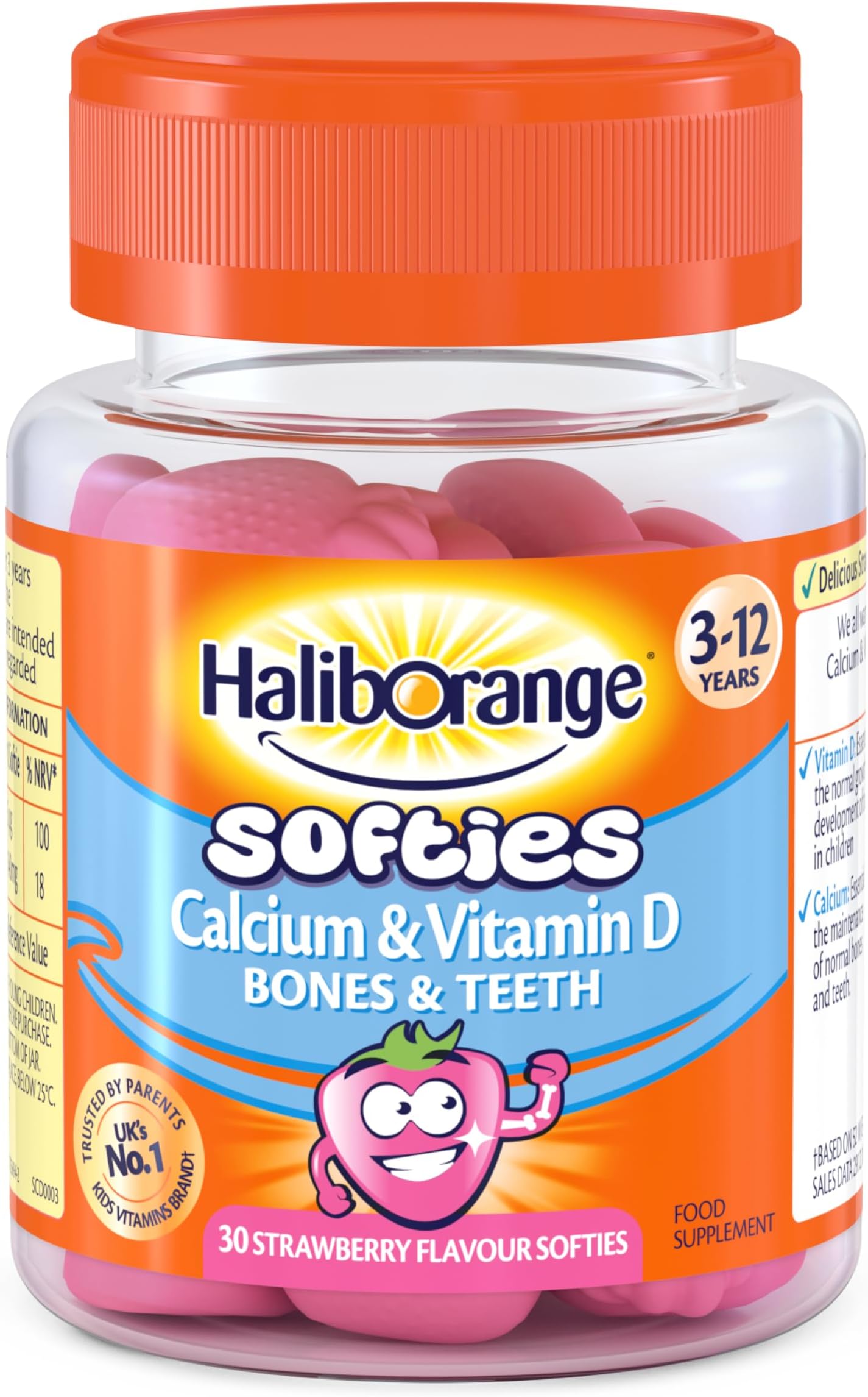 Seven Seas Haliborange Kids Calcium and Vitamin D Softies 30 by Seven Seas Limited