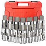 34-Pieces Hex Bit Socket Set, BLACKROBOT 1/4