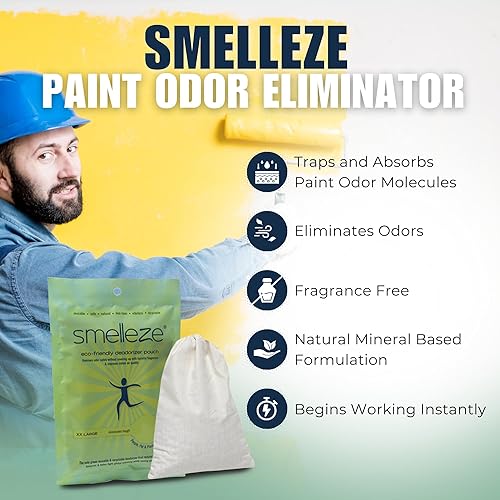 Miniatura 3 de SMELLEZE Bolsa desodorante reutilizable para eliminar olores de ancianos elimina el olor de la vieja edad sin aromas en 150 pies cuadrados.