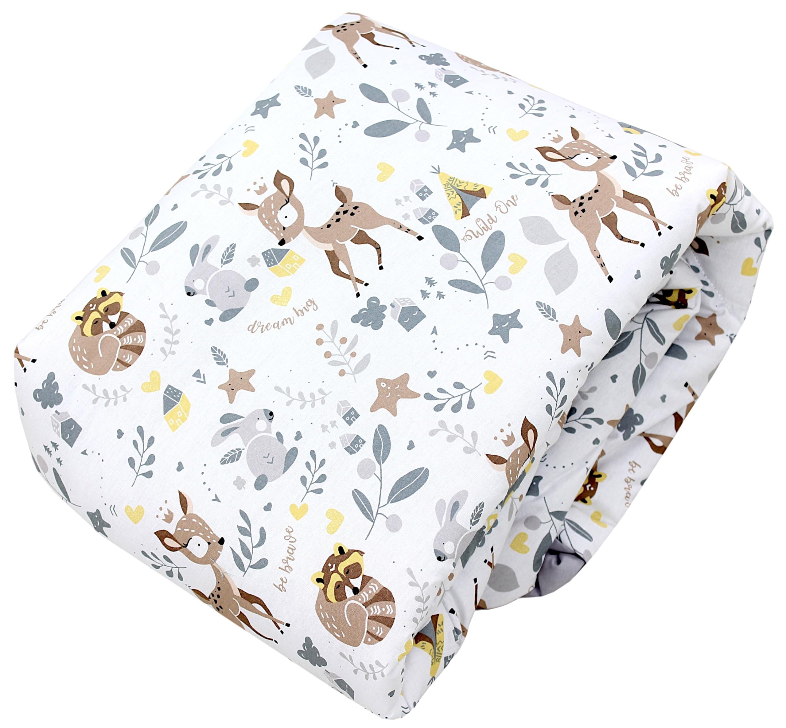 TupTam Baby Play Mat Manta para Niños Pequeños 120 x 120 cm Manta de Juego Grande para Niños Acolchada XXL, Zoo Verde — view 22