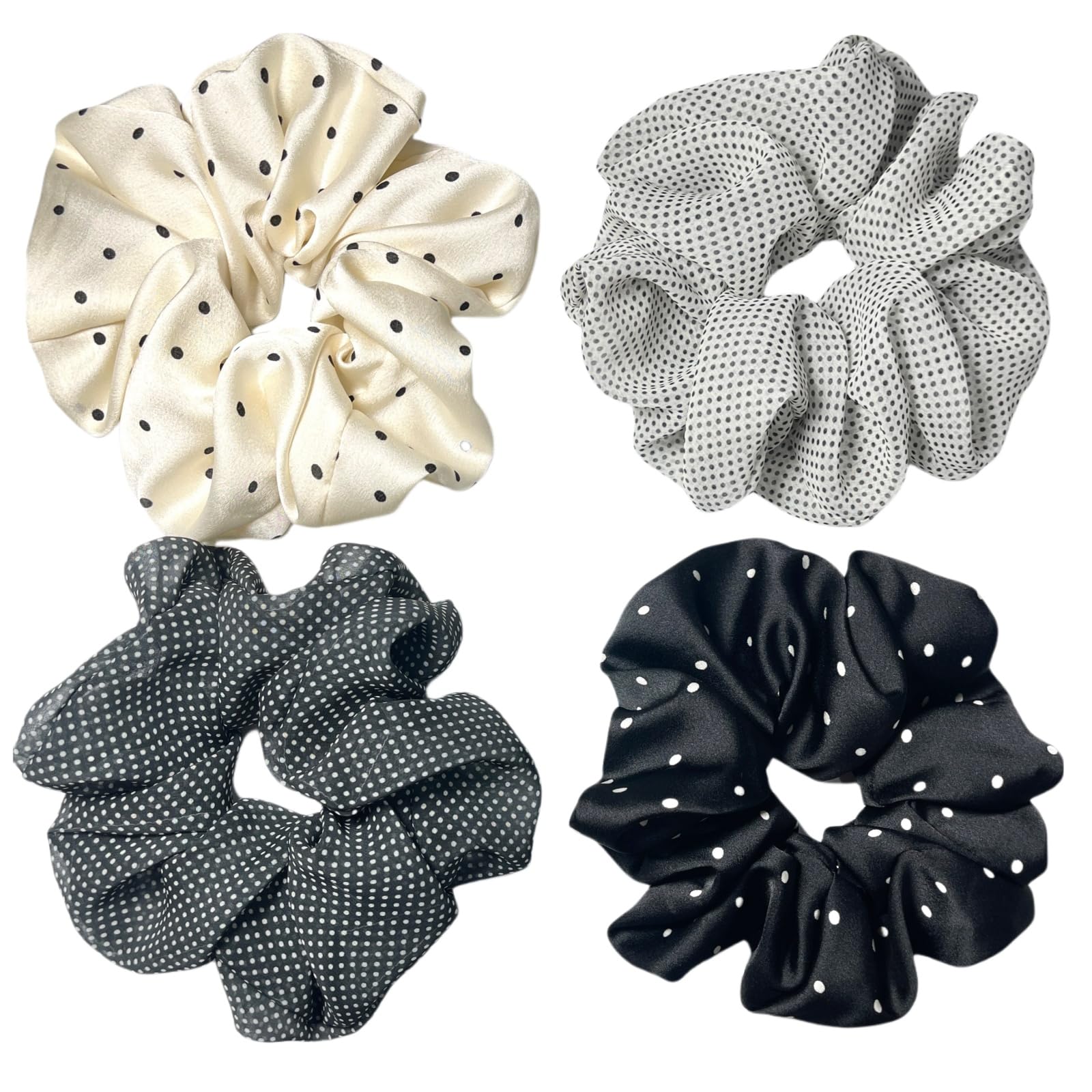 Elegant Oversized Satin Hair Scrunchie