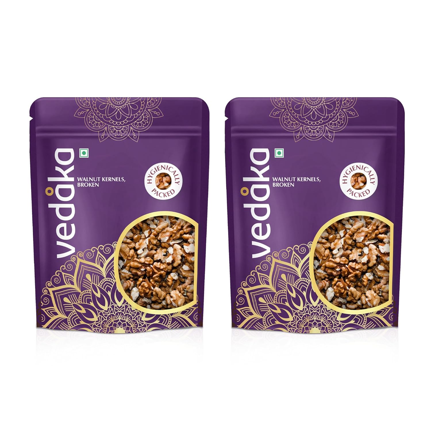 Amazon Brand – Vedaka Dried Walnut Kernels | Premium Walnut Kernel | 1 Kg | Broken Akhrot | Delectable And Crunchy | Pack Of 2, Each 500 G Amazon Brand – Vedaka Dried Walnut Kernels | Premium Walnut Kernel | 1 Kg | Broken Akhrot | Delectable And Crunchy | Pack Of 2, Each 500 G