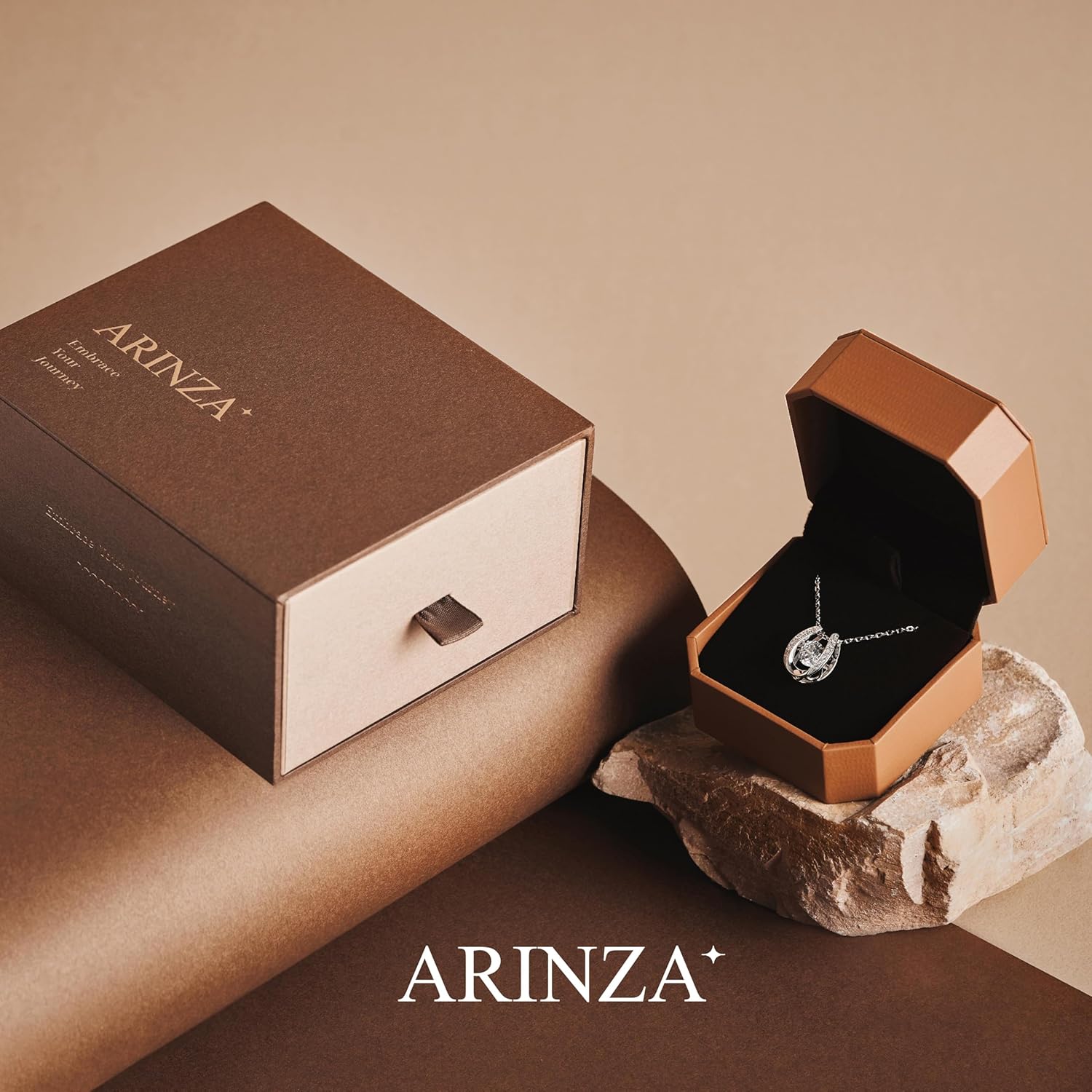 ARINZA Moissanite Necklace for Women, 1 Ct 925 Sterling Silver Dancing Stone Pendant, 18+2 Inch Chain, Valentine’s Day Christmas Gift for Her, Wife, Mom, Anniversary, Birthday - Image 7