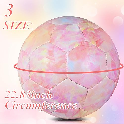 Miniatura 2 de Soccer Ball Size 3/Size 4 for Kids, Premium TPU Toddler Soccer Balls Interactive Indoor Outdoor Sports Toys for Kid Children Boys Girls Teenager