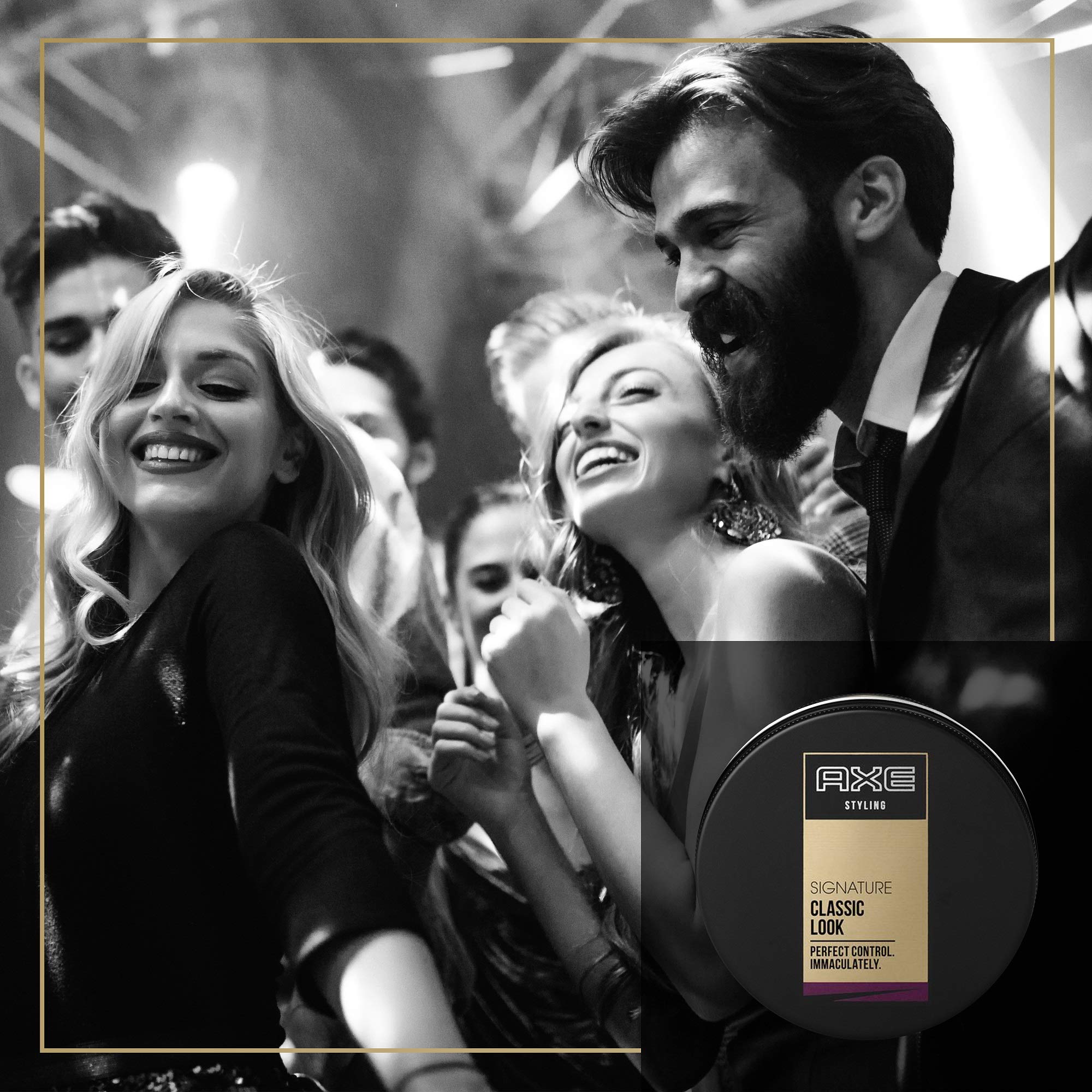 AXE Cera para cabello corto a mediano y largo Signature Classic Look de larga duración, 75 ml, 1 unidad