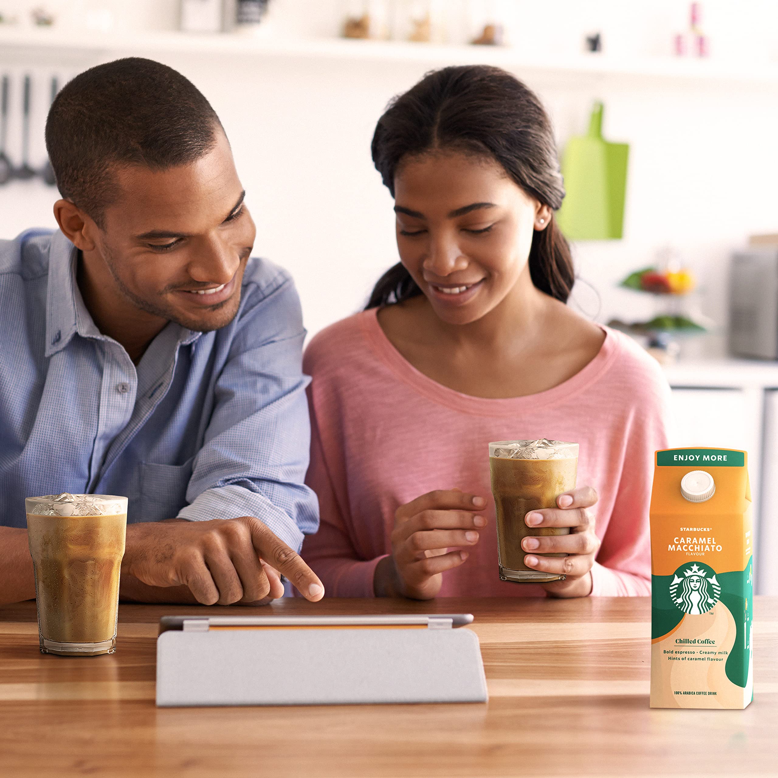 Starbucks Caramel Macchiato Eiskaffee | 6 x 750ml | mit feinstem