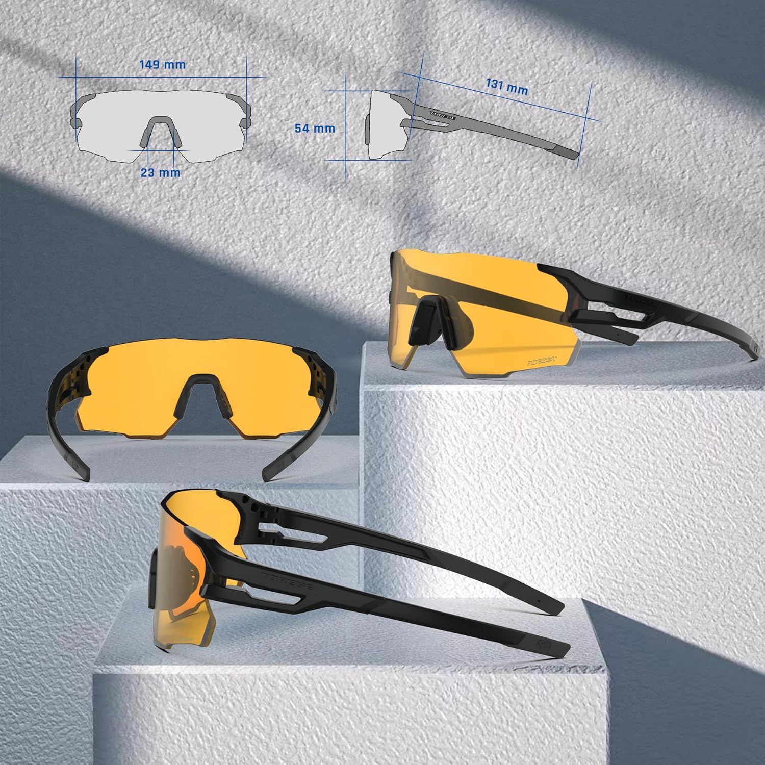 Z87 Sports Sunglasses for Men and Women-UV Protection, Ideal for Cycling, Fishing, Baseball, Running, Golf Iceman