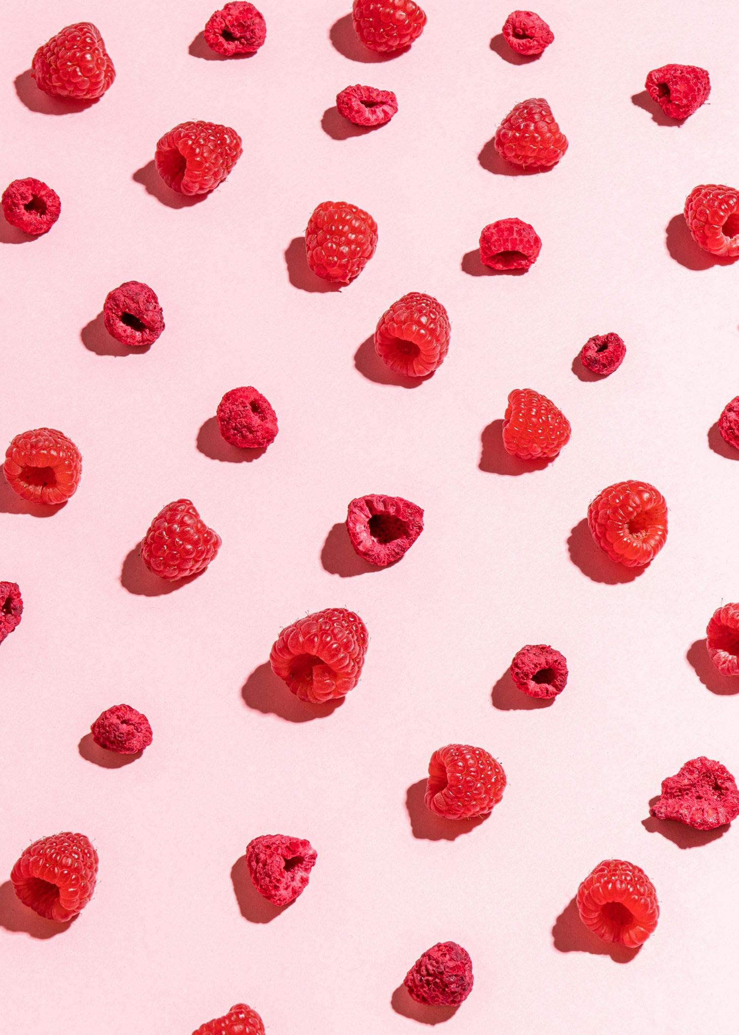KoRo – Framboises lyophilisées 350 g – 100 % framboises sans additifs – Riche en fibres – Fruité et aromatique – En garniture pour le muesli, les chocolats ou comme collation entre les repas