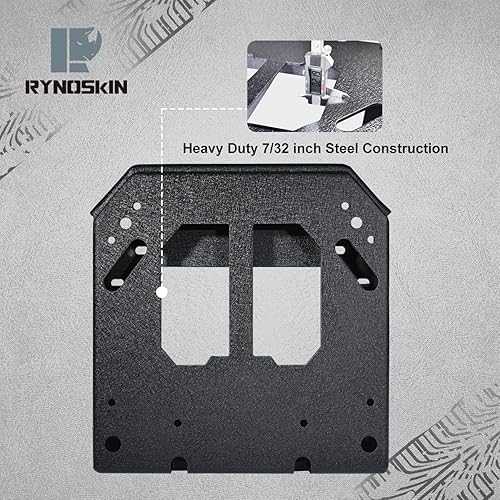 Miniatura 7 de RYNOSKIN Portaneumáticos de repuesto compatible con Ford Bronco 2021-2024, resistente, reubicación, permite el uso de neumáticos de repuesto de 35