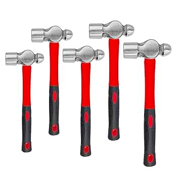 Transfer Punch Set ABN Ball Pein Hammer 5-pc Set U2013 8, 12, 16, 24, 32 Oz U2013 Fiberglass Strike Industries