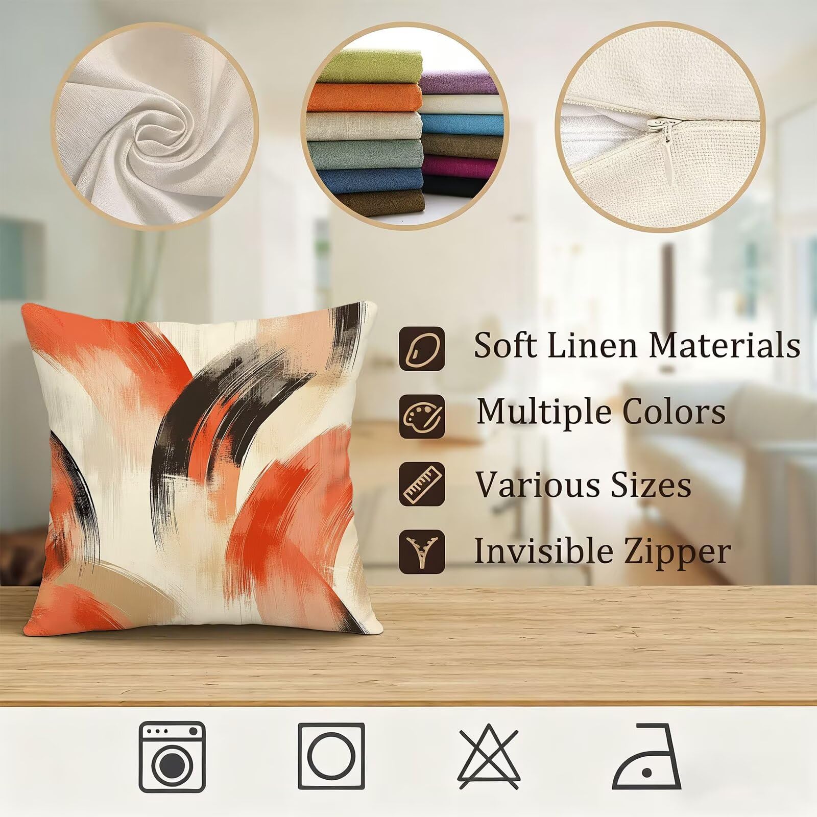 Rojo Funda Cojin 60x60 Sencillez Funda Almohada 60x60 Cojines Sofa Súper Suave Fundas Cojines Decorativos Fundas Almohadas 4 Piezas Cervicales y Cuello, para Hogar Sofa Cama Salon Decoracion E - 487
