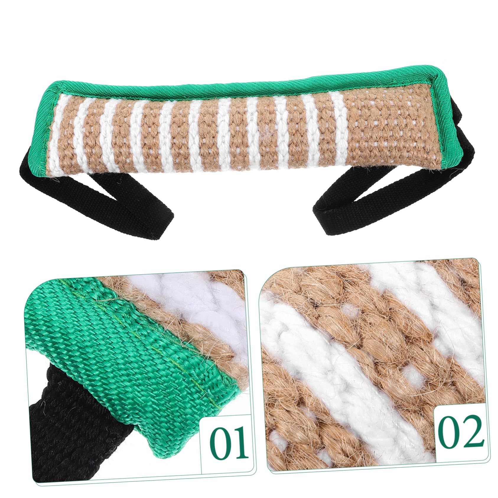 BESPORTBLE 4piezas Almohada De Morder para Perros Juguete Interactivo De Jute Resistente para Entrenamiento De Fuerza De Mordida y Habilidades De Masticación para Cachorros y Perros