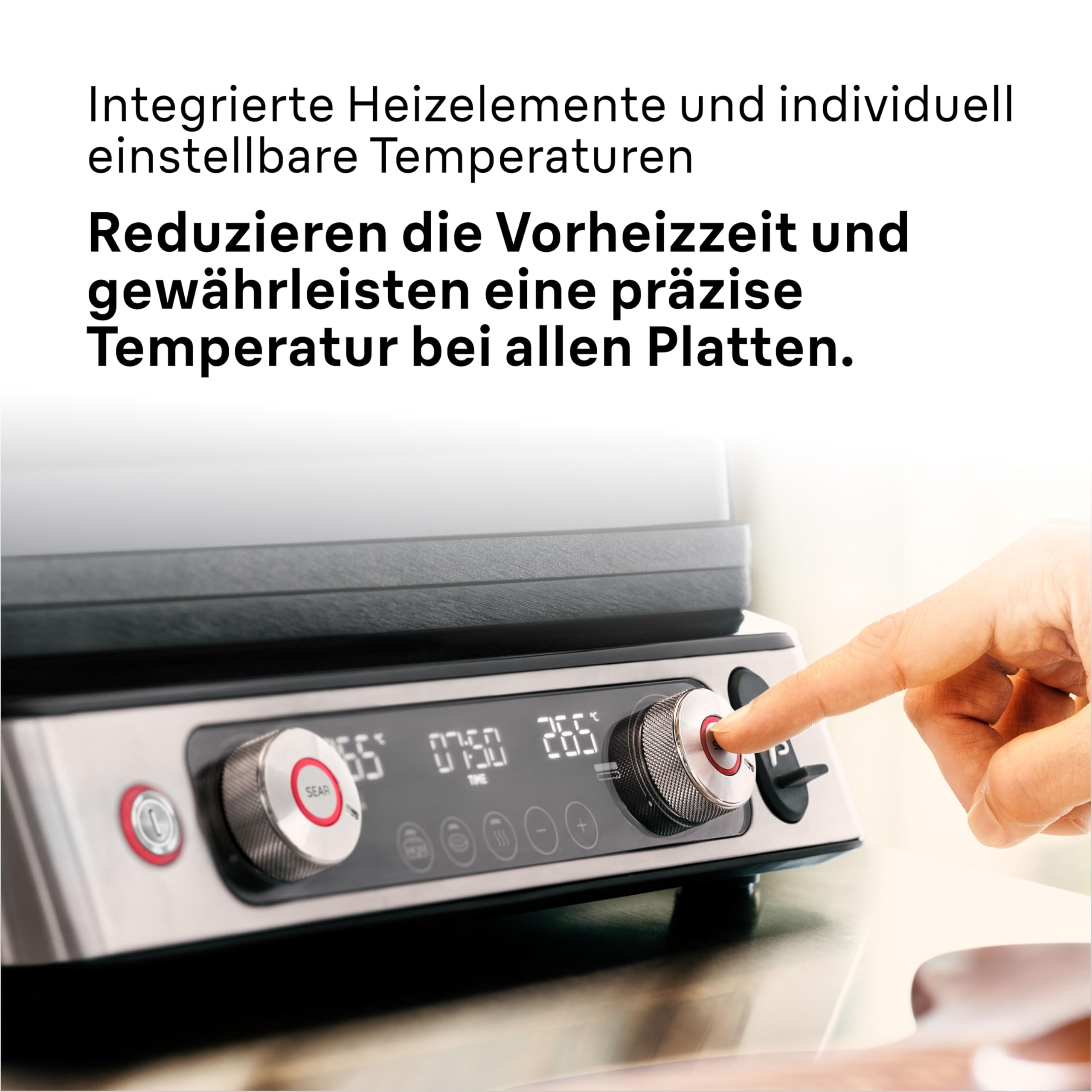 Braun MultiGrill 9 CG 9167 Kontaktgrill mit Grill-, Flach- und Waffelplatten, Temperaturfühler, Boost-Funktion 265°