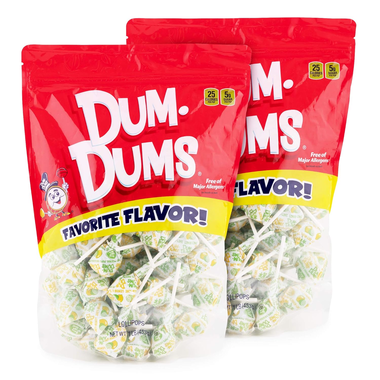 Dum Dums Lemon Lime 21 lb bags Grocery & Gourmet Food