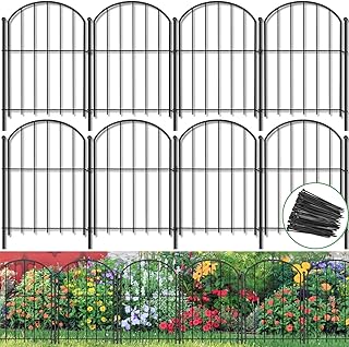 Decorative Garden Fence 21in(H) x18ft(L) 14 Pack Garden Fencing Border N...