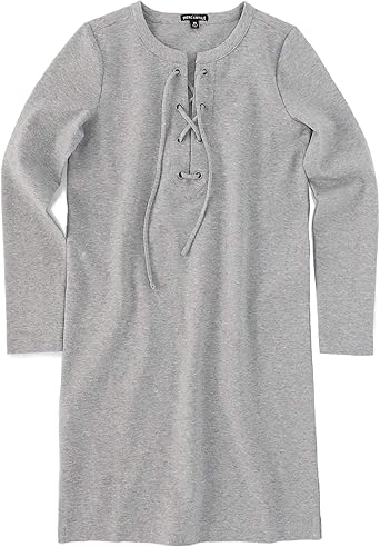 gray tunic sweatshirt