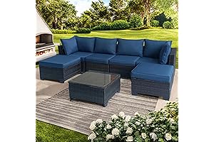 7-Piece Wicker Sectional Patio Set: A Haven of Comfort and Style for Your Outdoor Oasis