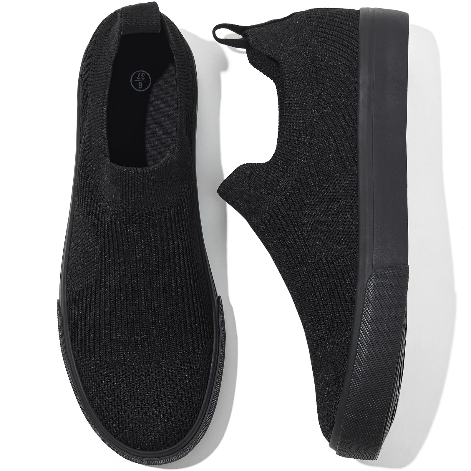 POVOGERWomens Walking Shoes Slip on Sneakers White Women Running Shoe Breathable Fashion Casual Shoes for Women