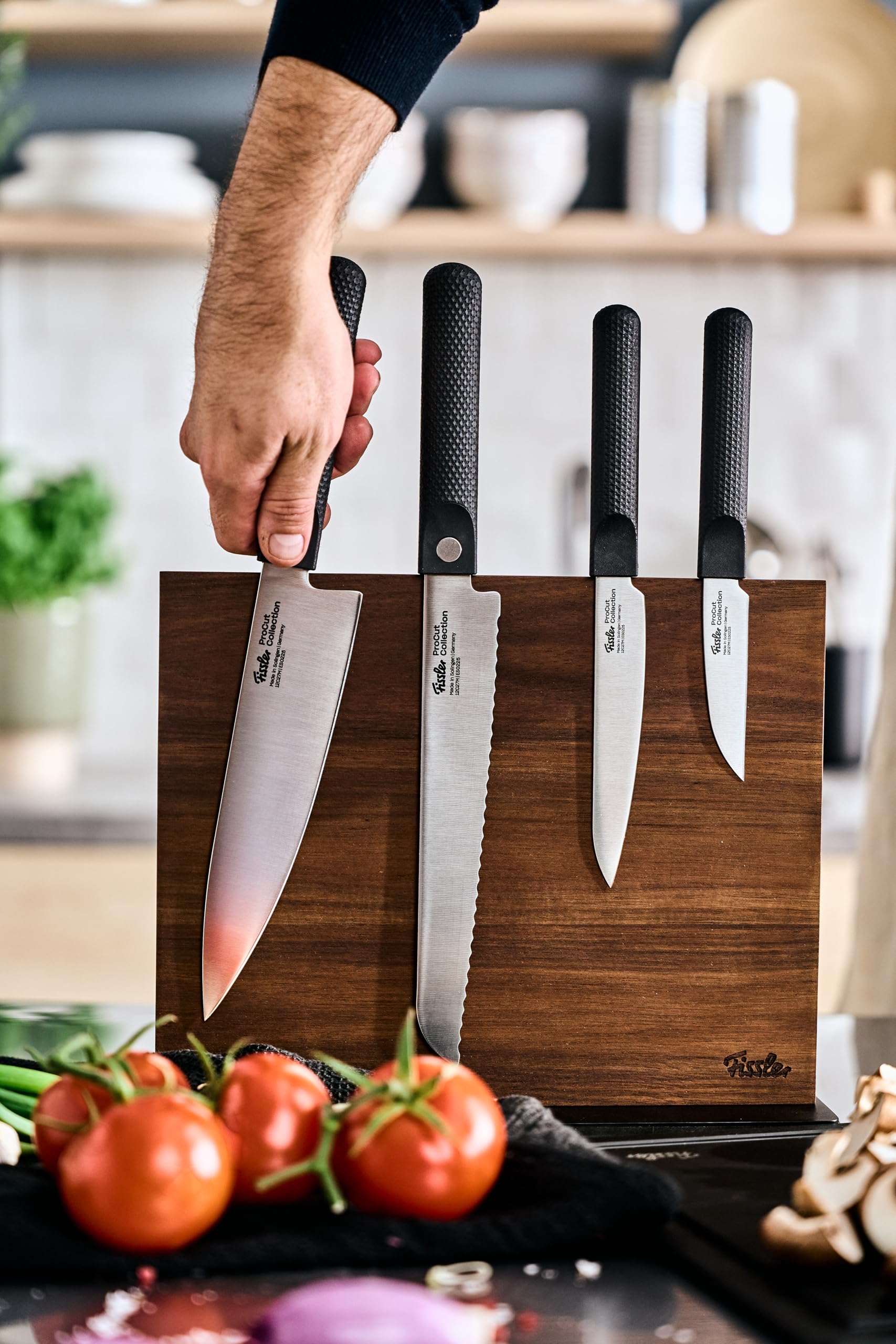 Fissler Procut/Premium-Brotmesser (21 cm) handgeschliffene Edelstahlklinge, Made in Germany, Allzweck-Küchenmesser, extra scharfe Messerklinge, ergonomisch