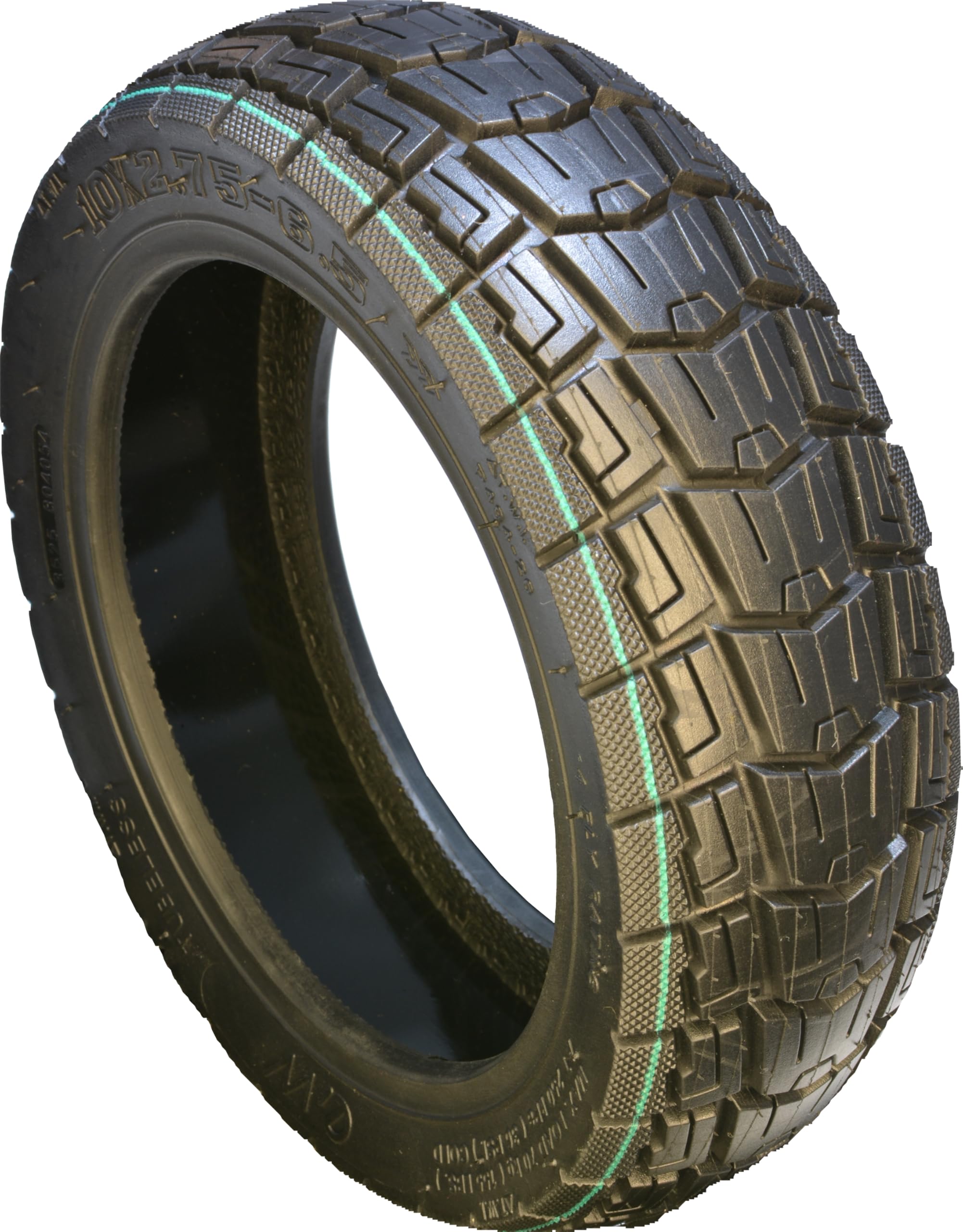 Neumático Tubeless de Aire 10X2.75-6.5" para Patinete Eléctrico, Compatible con SmartGyro, Joyor, Kukirin, Zwheel, UrbanGlide, Youin, EW, Reforzado con Gel,