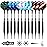 WIN.MAX Darts Plastic Tip - Soft Tip Darts Set - 12 Pcs 18 Gram with 100 Extra Dart Tips 12 Flights Flight Protectors and Wrench for Electronic Dart Board