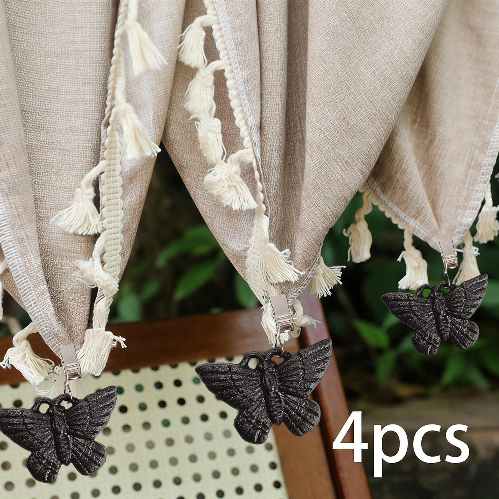 4 Stück Schmetterlings Tischdeckenbeschwerer, Clips Zur Befestigung von Tischdecken für Partys