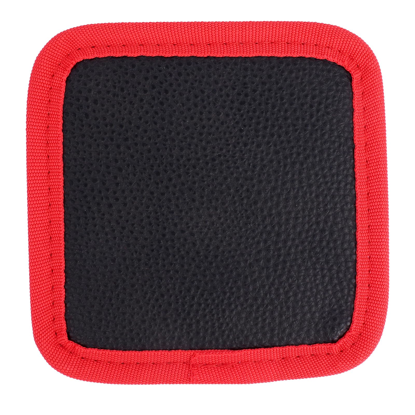 Mini Magnetic Tool Parts Mat, 11.5x11.5cm/4.5x4.5in Flexible Magnet Tools Holder Scratch-Resistant Leather Tray Pad for Auto Garage Workshop Mechanics to Keep Screws Wrenches Bolts Organized