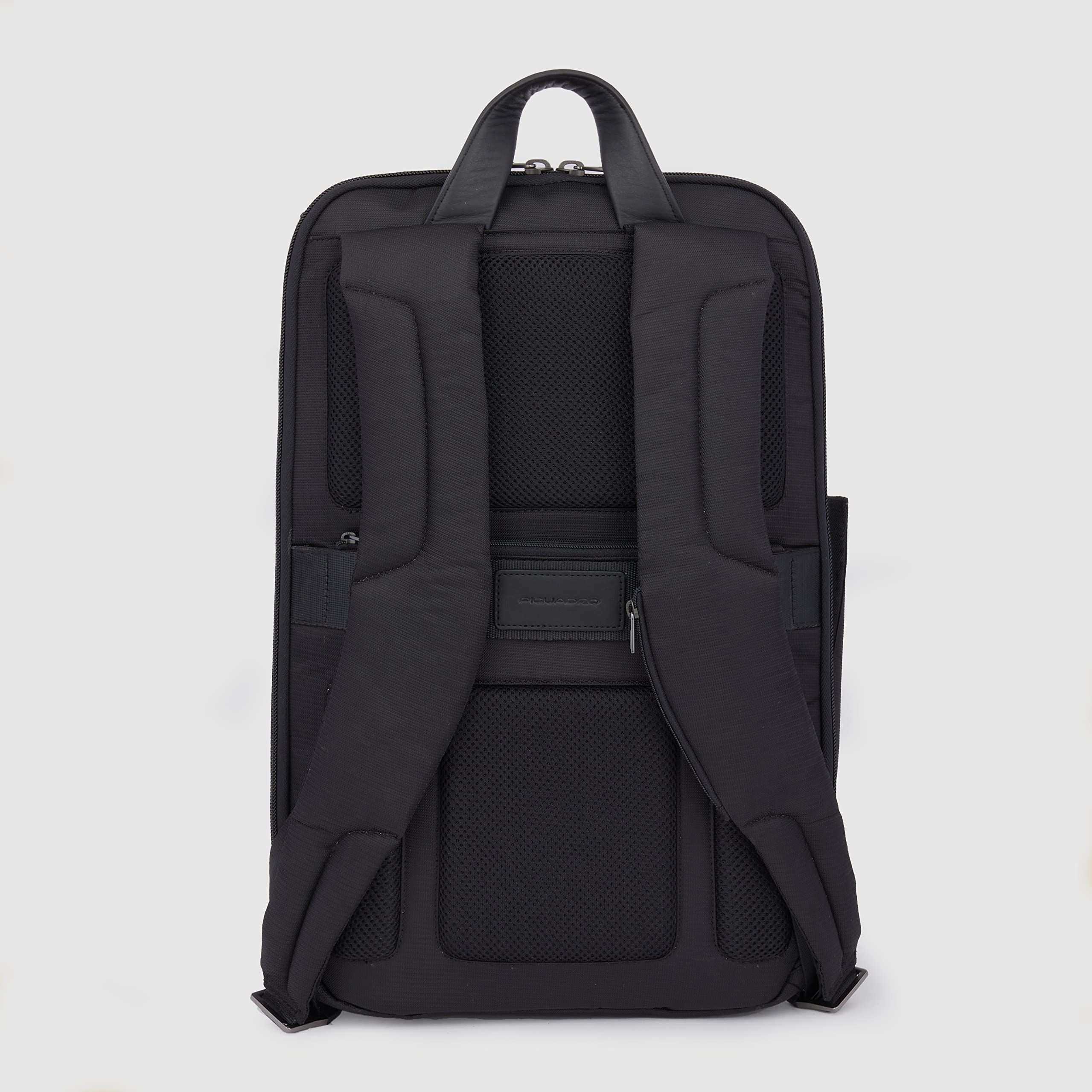 PIQUADRO Macbeth Zaino Medio in Pelle e Tessuto con PC 14.00"
