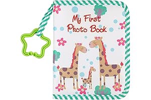 Toyvian Baby Photo Album First Year Memory Book