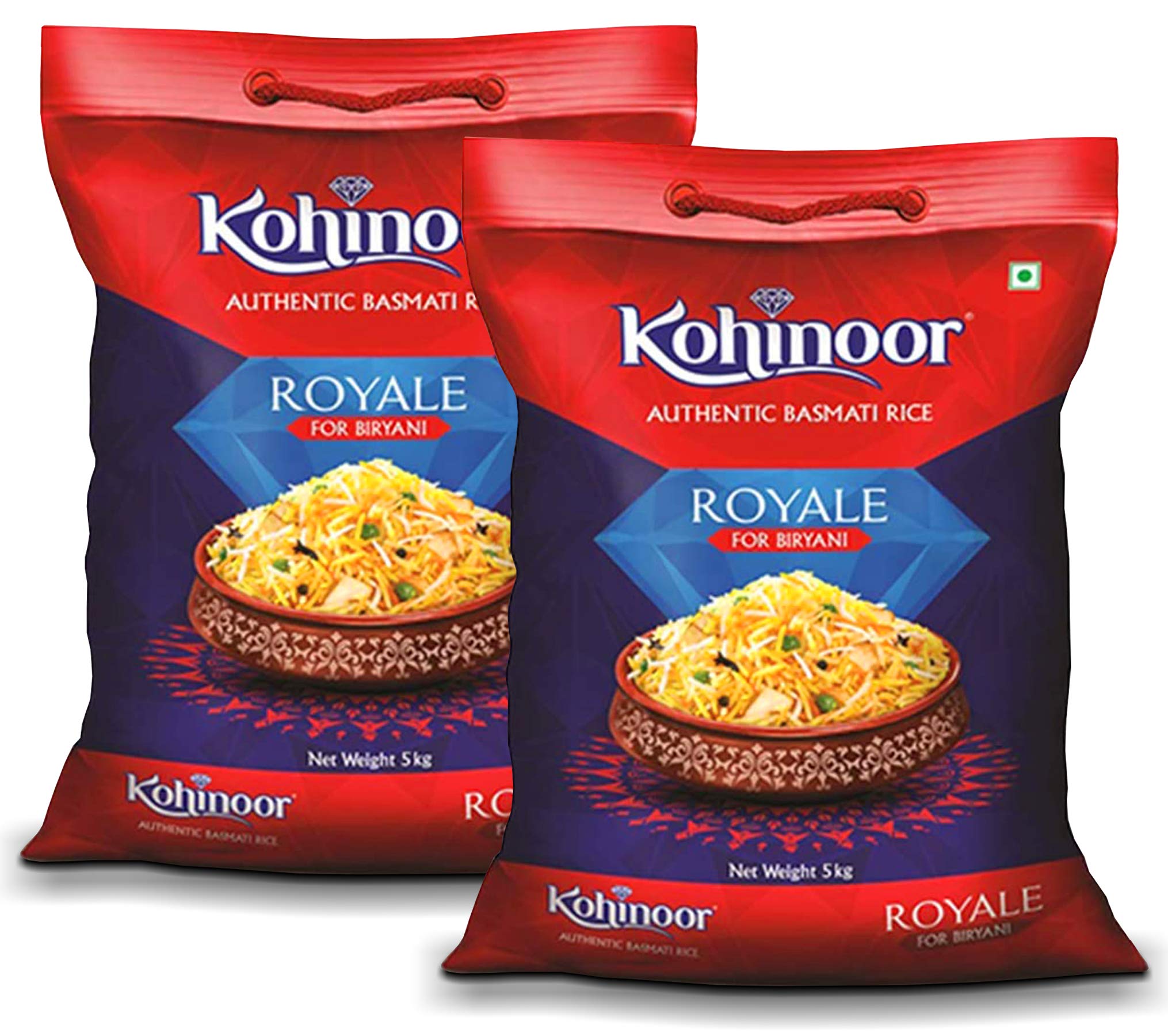 Kohinoor Royale Authentic Biryani Basmati Rice, 5 Kg (pack of 2)