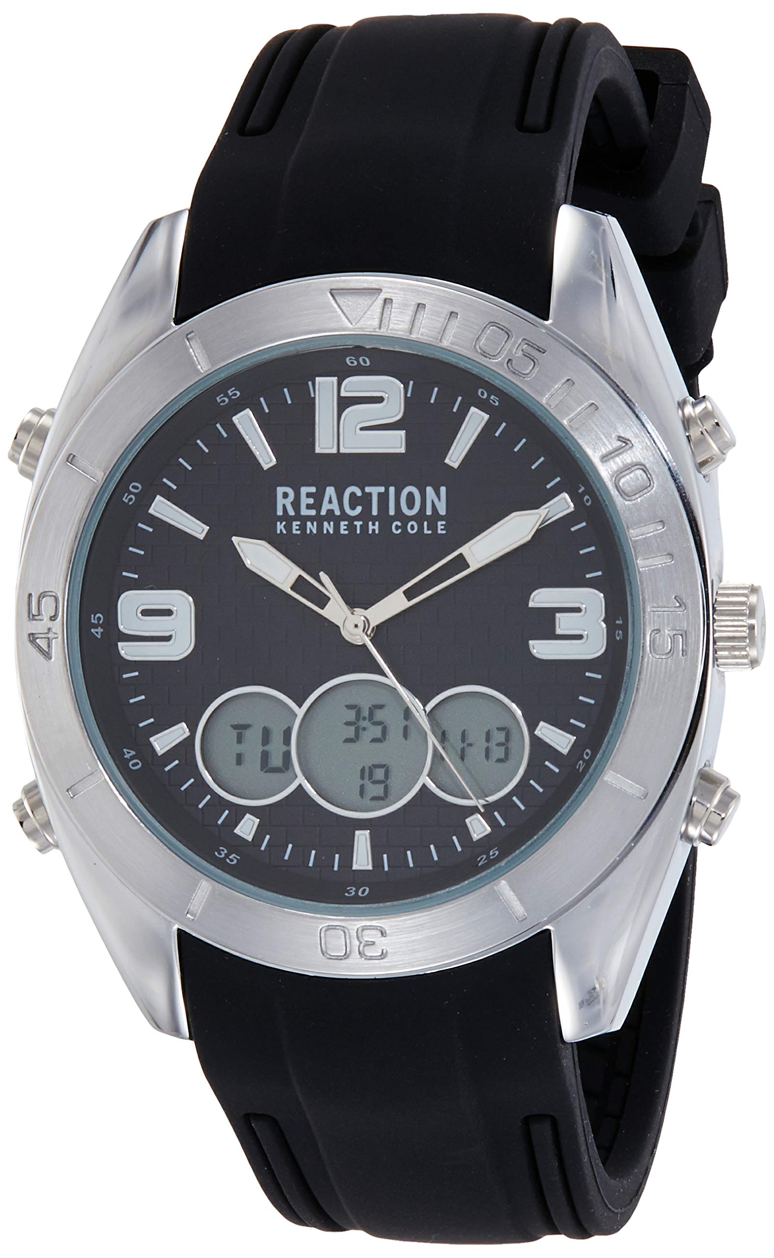 REACTION KENNETH COLE Analog-Digital Black Dial Mens Watch-RK50599003 (B07HYHQC1C) Amazon Price History, Amazon Price Tracker