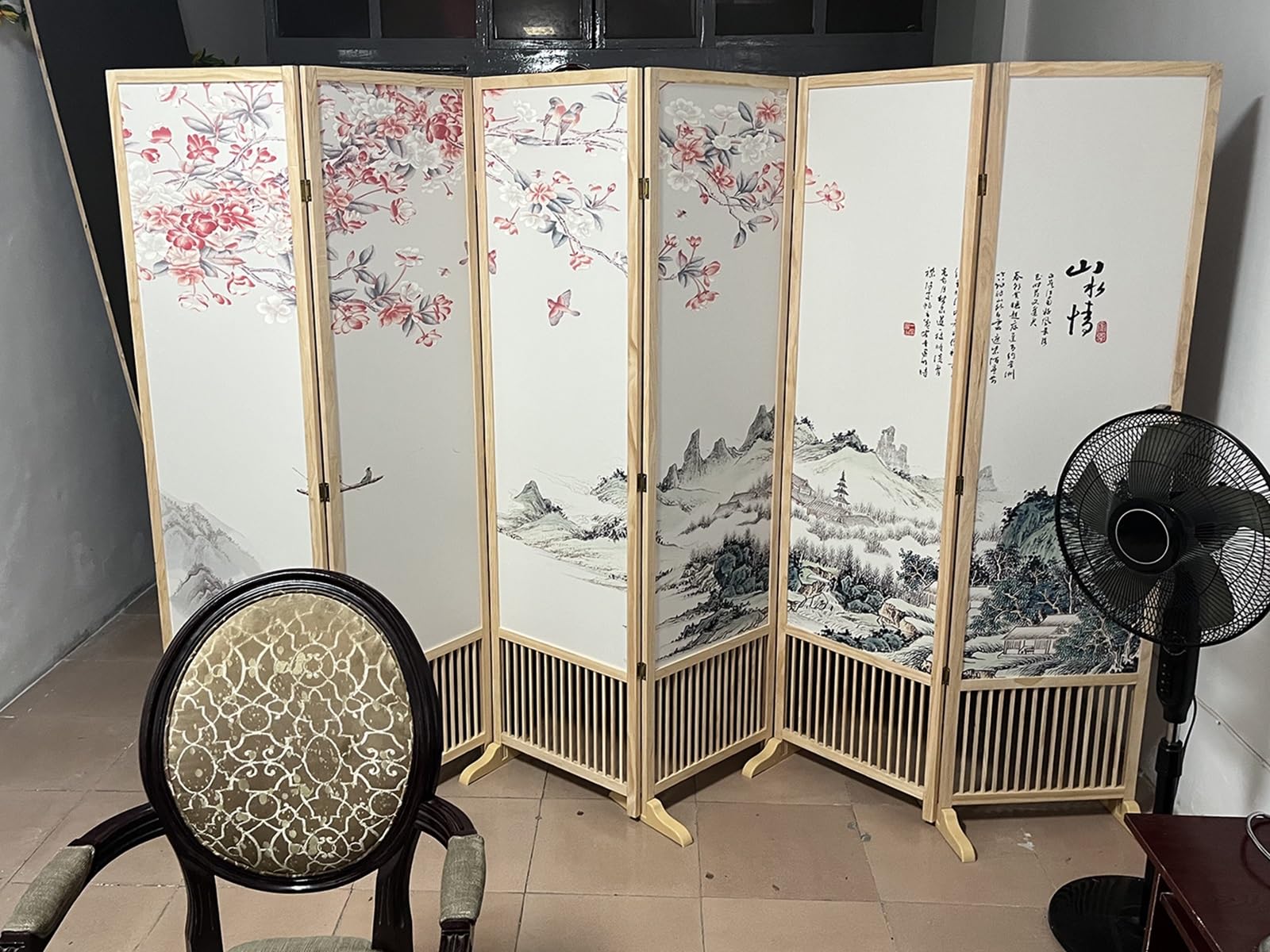 Amazon｜パーテーション 衝立 部屋 仕切り 間仕切り 中国の風景