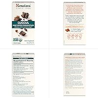 Vista 6 de Himalaya Guggul - Soporte hepático a base de hierbas para desintoxicación hepática, colesterol, soporte HDL y LDL, vegano, sin OMG, sin gluten, 720