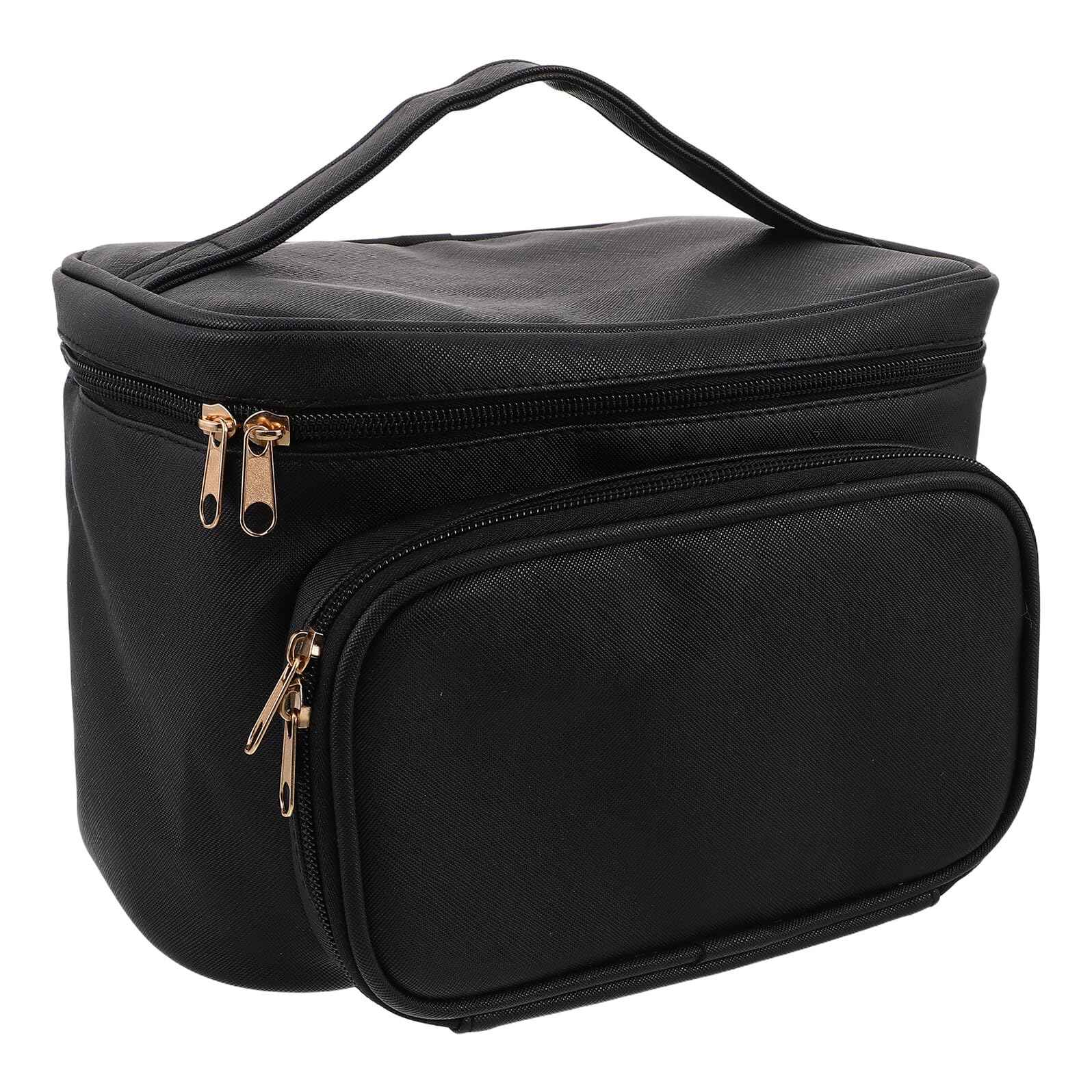 Borsa Trucco da Viaggio in PU Grande Capacità con Divisori e Zip Organizer Portatile per Cosmetici e Prodotti da Toilette per Donna Leggera e Resistente per Viaggi e Avventure all