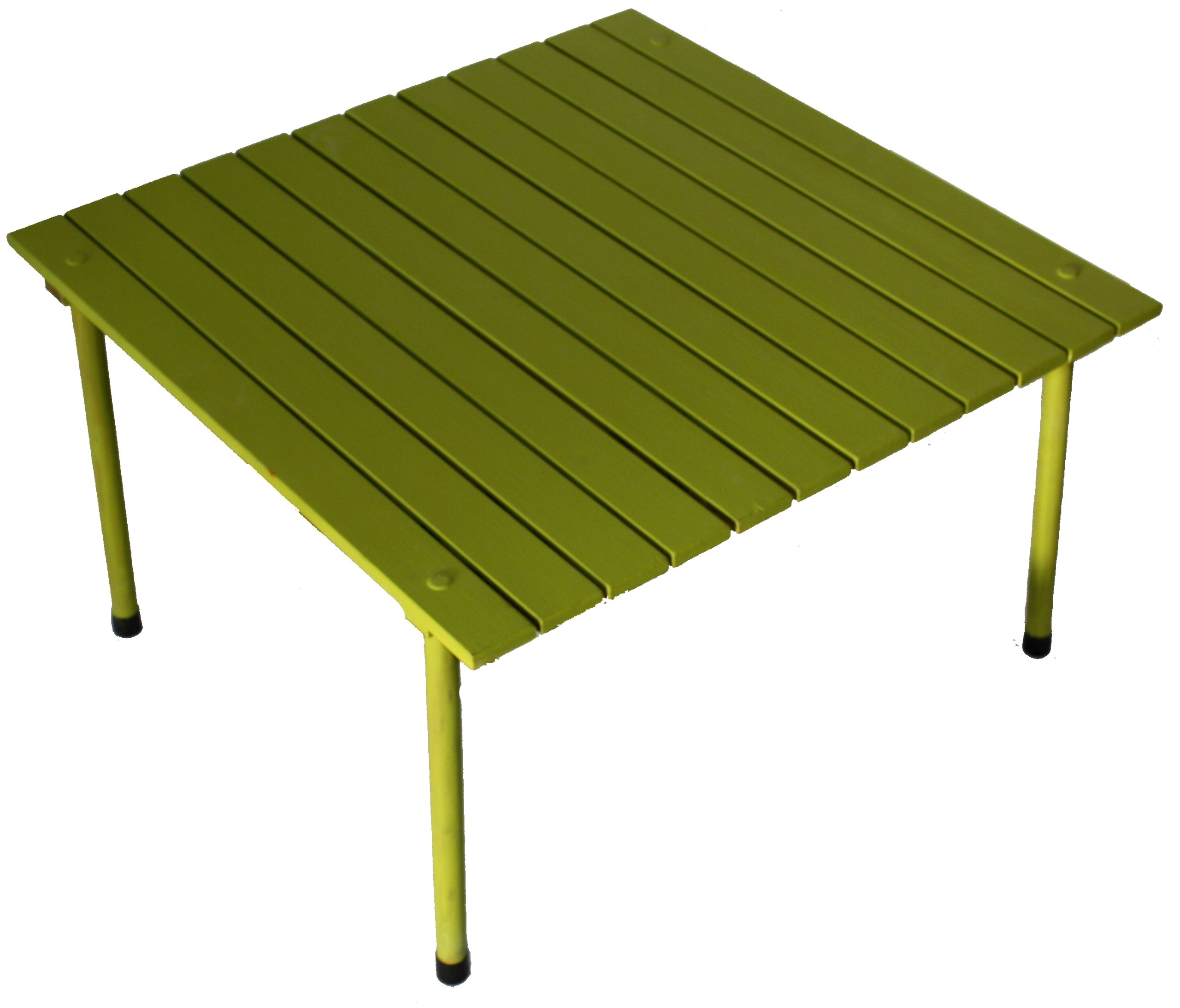 a2716g low aluminum portable table with carrying bag, green