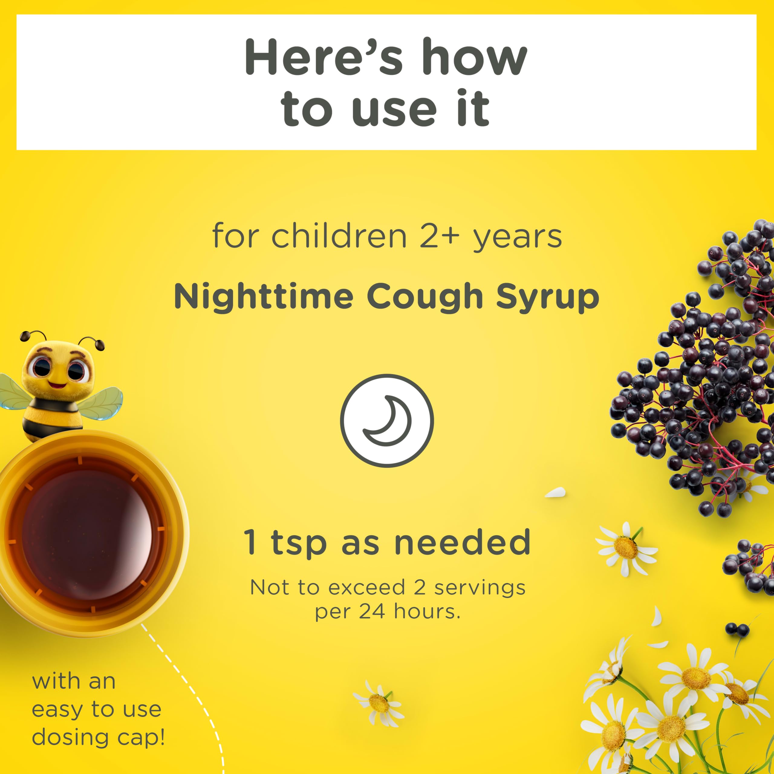 Zarbee's Kids Nighttime Cough Syrup + Immune with Honey, 4 fl. oz — Amazon image 7