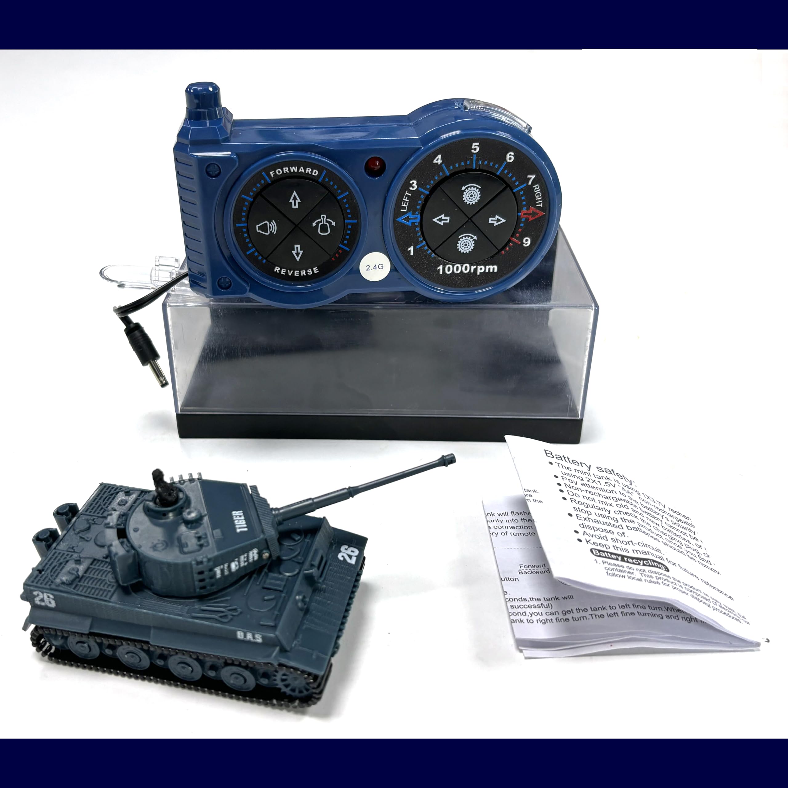 1:72 Pronto a correre Mini Serbatoio RC Tedesco Tiger Toy WW2 Battle Tank Modello Facile 2.4G Hobby Modello per Adulti Hobby