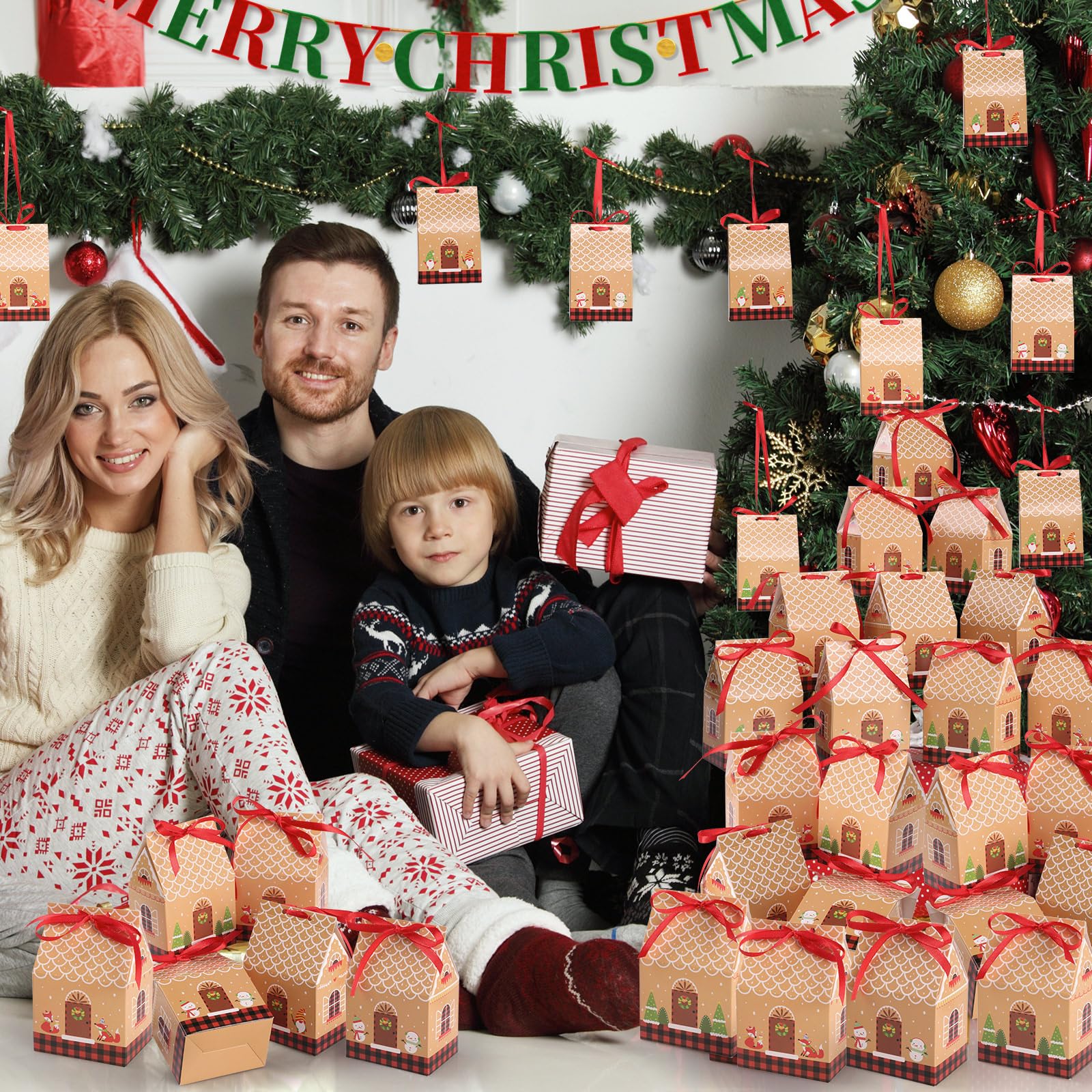 【LEISURE CLUB】クリスマス アドベント カレンダー 紙袋 Amazon.co.jp: GeeRic 24枚セットアドベントカレンダー 箱 手作り