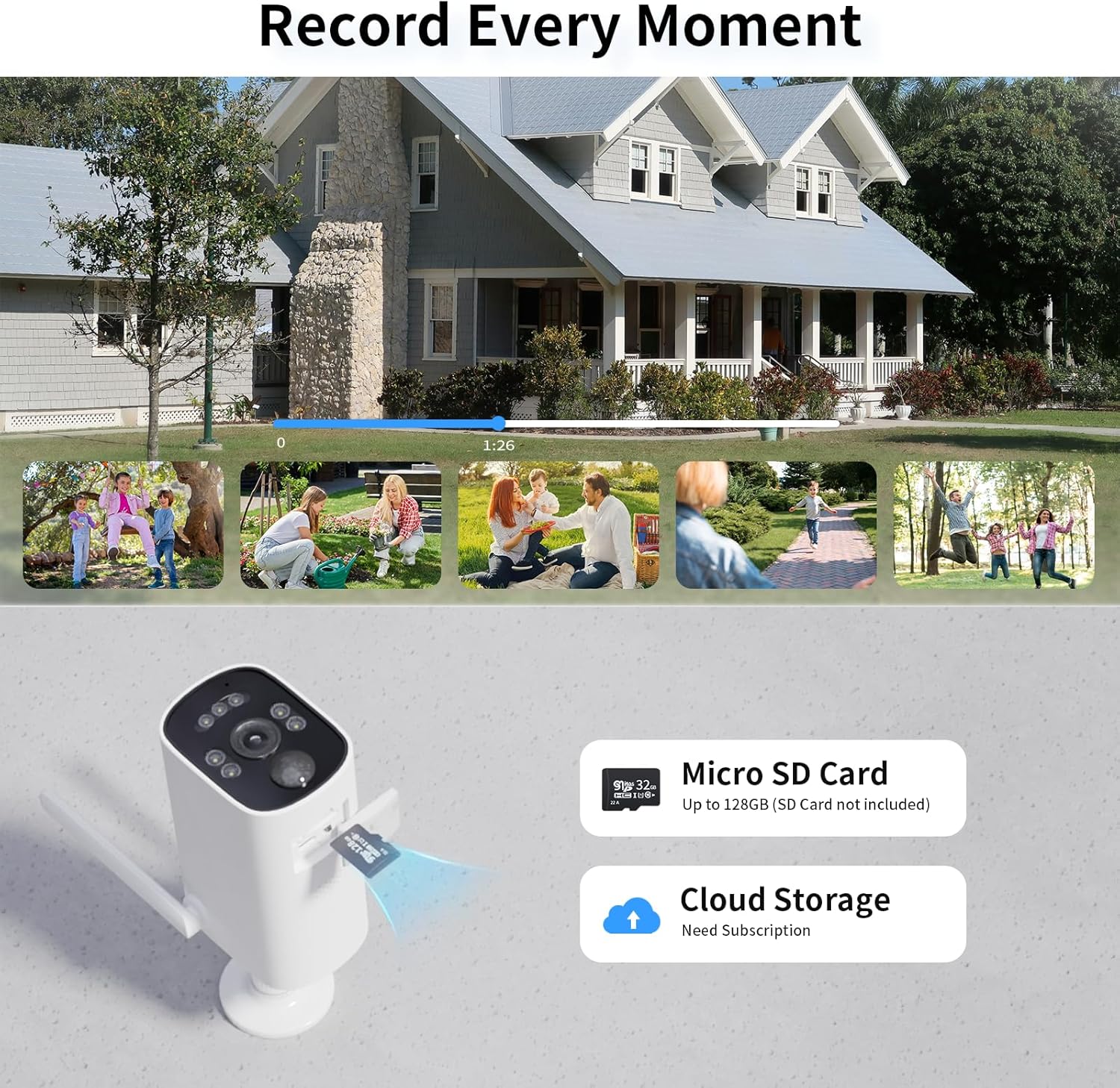 Comparison of full color night vision with spotlight versus standard IR night vision