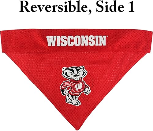 Miniatura 175 de Pets First Accesorios universitarios para mascotas, bandana reversible, Clemson Tigers, L/XL