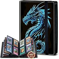 Vista 66 de Rossy Carpeta de 4 bolsillos, 400 tarjetas, álbum de colección comercial, bolsillos de doble cara, para deportes, béisbol, cerdo rosa