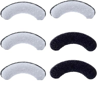 Delapan Cat Water Fountain Filters for WF050 WF100 Adjustable Water Flow Pet Fountain, 6 Pack Pet Replacement Filter Sponges