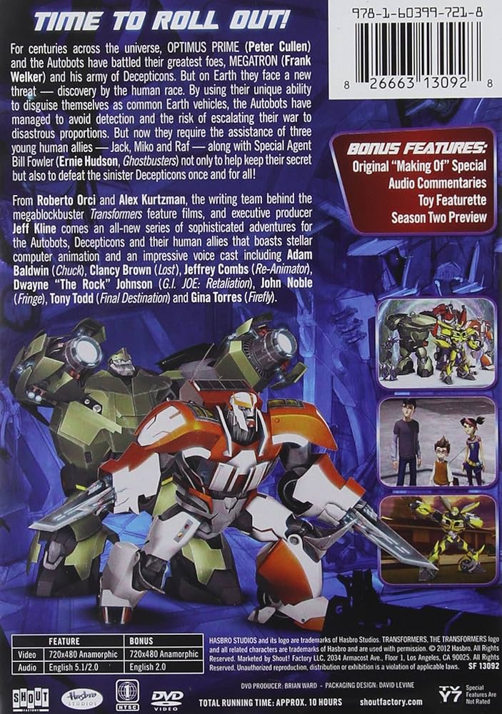 Amazon.co.jp: Transformers Prime: Complete First Season