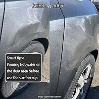 Vista 3 de WFPOWER Levantador de mango con ventosa amarilla de 5 pulgadas, removedor de abolladuras/ventosa de cristal resistente con ventosa pequeña