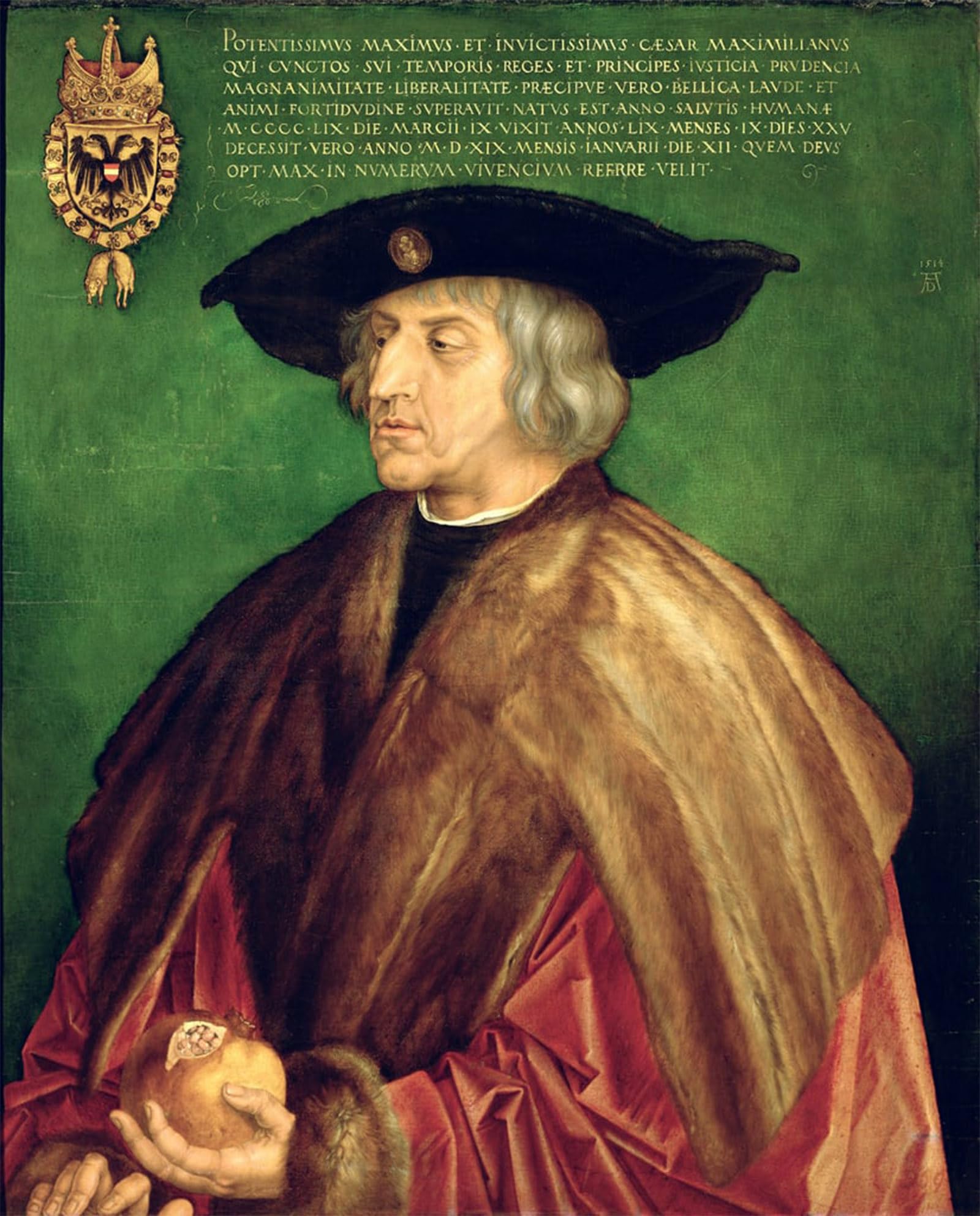 SERENDIPITP Aesthetic Poster Photo Wall Print Retro Picture Emperor Maximilian I by Albrecht Dürer or Duerer Modern Wall Artwork for Home Decor 60x90cm