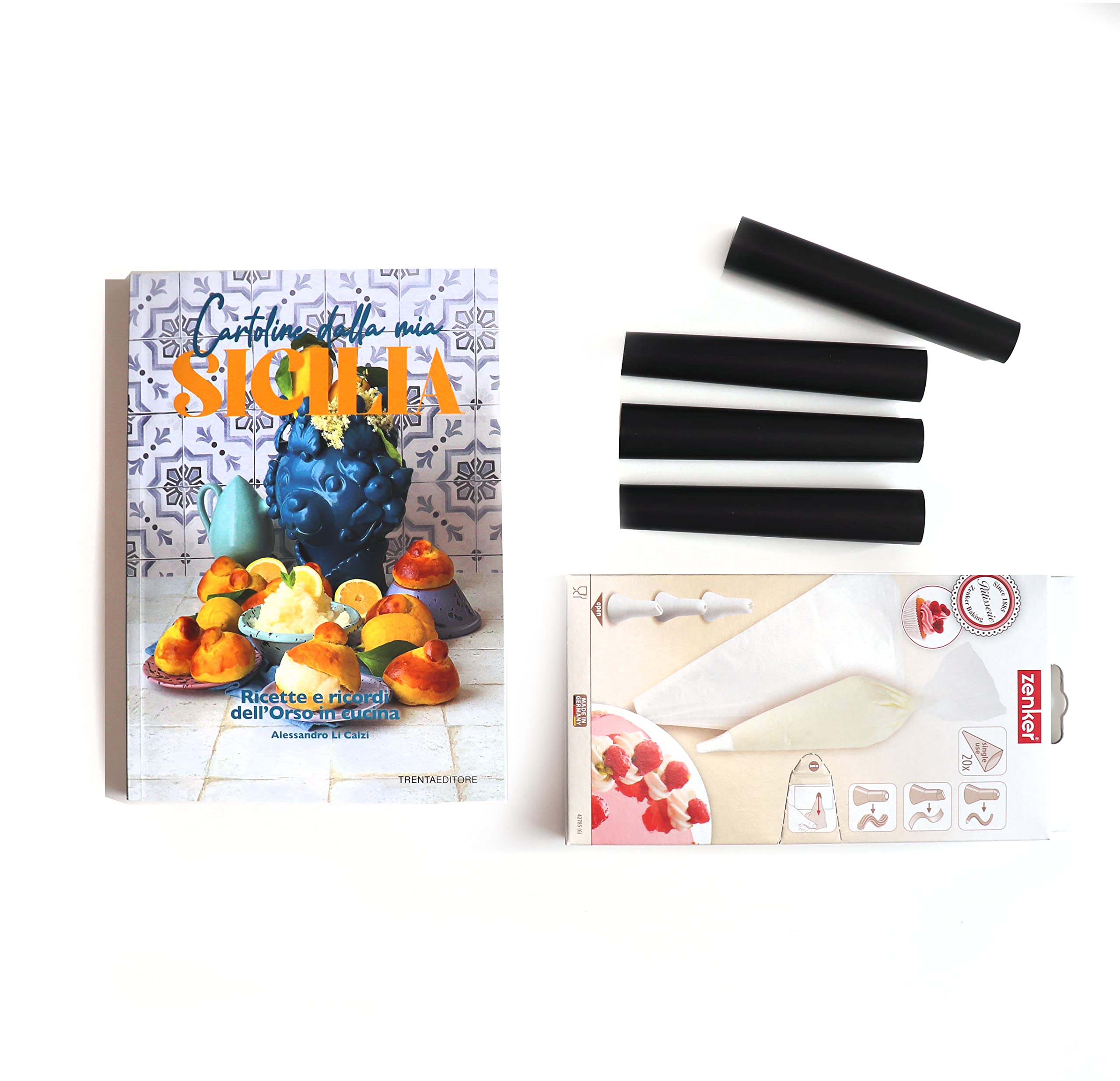 Coffret de cuisine Cannoli Zenker Sicile à offrir aux passionnés de pâtisserie italienne