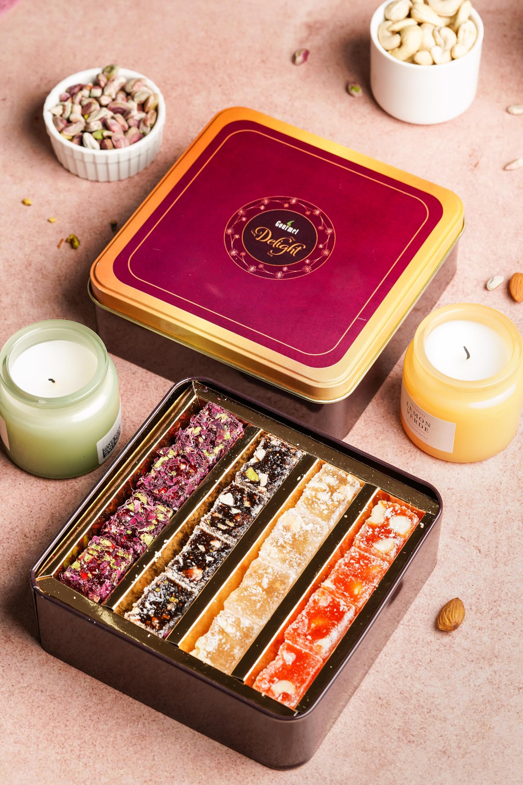 Gourmet Baklava Assorted Turkish Delight Diwali Sweet Gift Box | Rose | Orange | Anjeer and Cashew Delight (250 Grams) (B0CLVT5TV8) Amazon Price History, Amazon Price Tracker