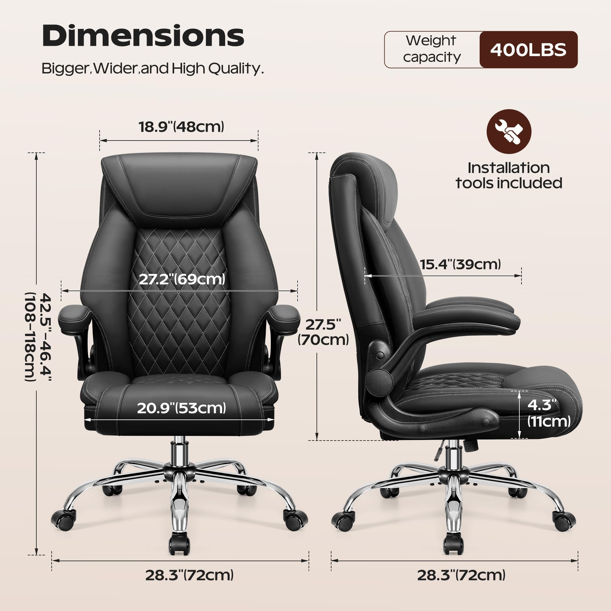 Amazon.com: BestGlory Office Chair, Ergonomic High Back Home