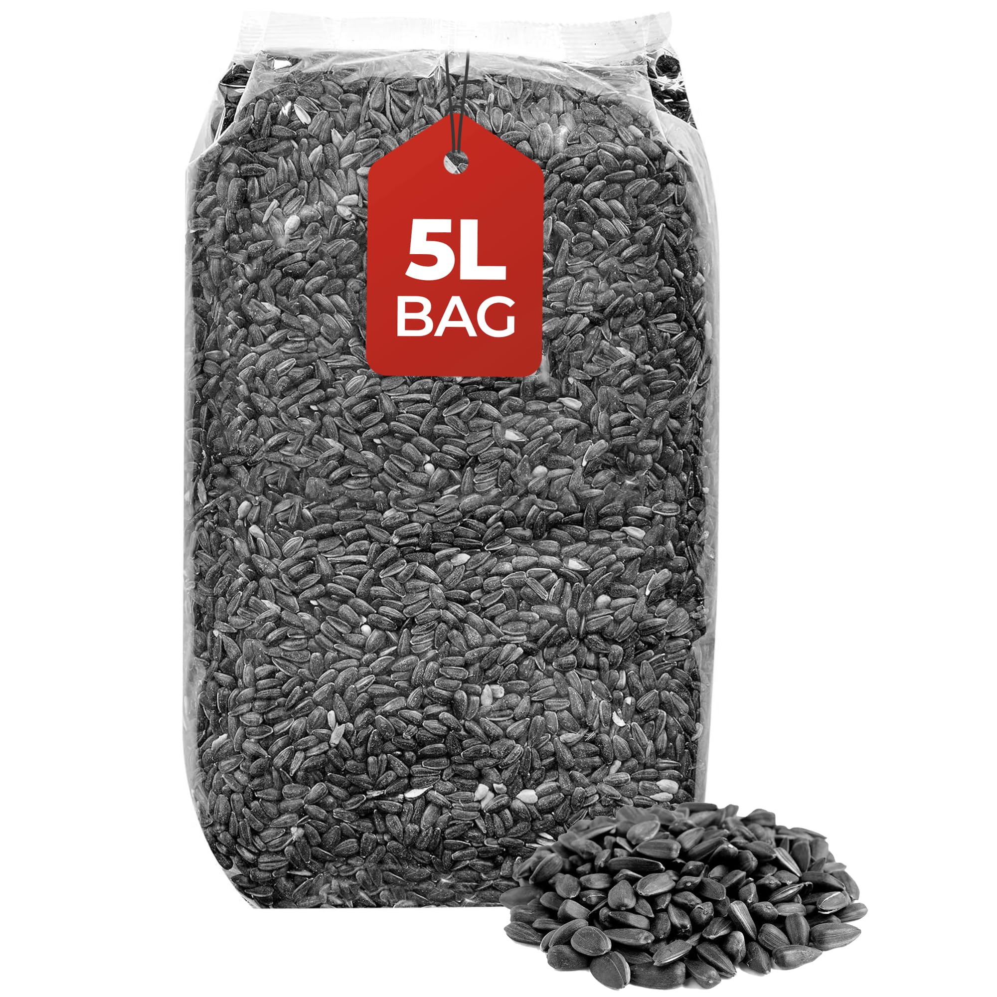 Beewarm 5L Bag, Sunflower Hearts, Bird Seed, Bird Food, Sunflower Seeds, Sunflower Hearts Bird Food, Wild Bird Food, Bird Feed, Bird Seeds for Small Garden Birds, Sunflower Seeds Birds, Birdseed — view 8